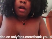 Black stepmom rimming, feet licking and using her huge boobs to wake you up, what a Good Morning 11/16