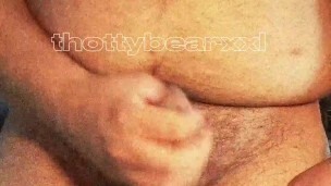 Bouncing my Sweaty Bear Balls!