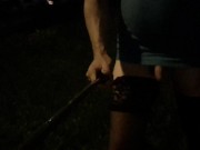 Evening walk naked in sexy lingerie 💟 11/16