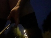 Evening walk naked in sexy lingerie 💟 8/16