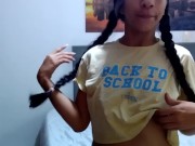 Acaricias tu polla conmigo. 3/16