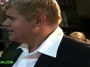 Big Cock Asian Mike from San Francisco Cums in the Mouth of Kacey Jordan 16/16