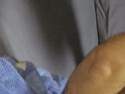 Wife sucks and cuckold husband passes his hand on the dick 10/16