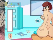 Follando a Velma en mi sala