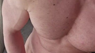 Muscular dom solo male fleshlight