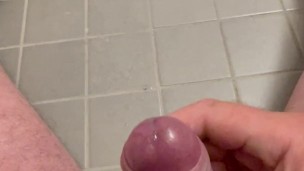 Daddy's cum all over the floor