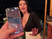 Sexy girl sucks cock in the toilet of a night bar in Paris. LOVENSE LUSH CONTROL PUBLIC 5/16