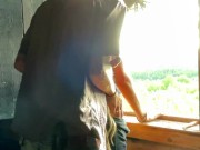 Couple exploring an old mine shaft and each other - RosenlundX - Vertical 60fps 4/16