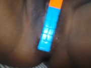 අසහනය වැඩි වෙලා ඇතුලට ඔබාගත්තා - Lankan Girl put a badminton inside her pussy 16/16