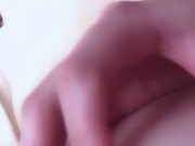 【チクニー】乳首責めで初めてイっちゃう貧乳素人♡主観映像【個人撮影】 11/16