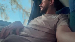 Jerking off in the bus