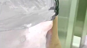 semen en espejo del baño de mi universidad paja publico cruising