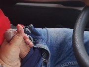 Cumshot on the road with my help 2/16