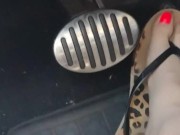 Hard driving (flipflops then kick em off & drive barefoot 5/16