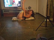 MY MY BEST FRIENDS WIFE STARTED WORKING OUT ENDED WITH HUGE CUMSHOT IN HER FACE 2/16