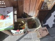 浴衣姿のスレンダーな彼女に濃厚なフェラされ、騎乗位で搾り取られました　　貧乳/素人/中出し/カップル/ 유카타 데이트 후 호텔에서 섹스 3/16