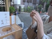 浴衣姿のスレンダーな彼女に濃厚なフェラされ、騎乗位で搾り取られました　　貧乳/素人/中出し/カップル/ 유카타 데이트 후 호텔에서 섹스 7/16