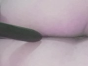 Real housewife - First anal pleasure with dildo 11/16