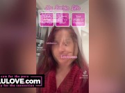 Babe singing karaoke & rapping at nudist resort mixed with candid daily vlogs of asshole & pussy closeups & clips - Lelu Love 7/16