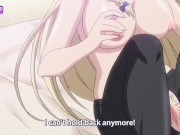 Blonde girl in black stockings gets fucked by her boyfriend | Hentai Uncensored 1080p 12/16