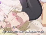 Blonde girl in black stockings gets fucked by her boyfriend | Hentai Uncensored 1080p 13/16