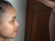 I fuck my stepsister's throat and choke her with her own braid until I make her a great facial mask 12/16