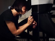 THE ULTIMATE EXTRACTOR MASTER - CUM BLAST HANDJOB SERVICED IN MILKING CHAIR BY FEMDOM NYMPHO AVA 15/16