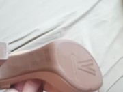 Maid gave high heels footjob and let you fuck her ass 10/16