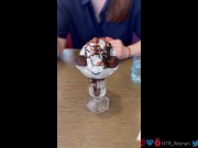 【ネカフェ生NTR】狭い部屋の中で声を我慢しながら寝取られる美人妻さん♡ 密着状態で興奮してしまい、濡れ濡れになった生ま○こに騎乗位中出し!!　個人撮影 ハメ撮り 日本人 寝取られ 人妻 変態 素人 1/16