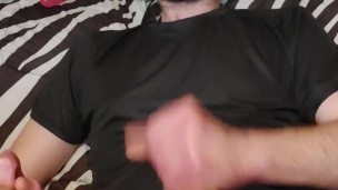 Daddy takes his straight big dick and teaches your ass a lesson with awesome cumshot