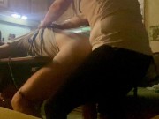 Mistress rough pegging tied down to the table 13/16