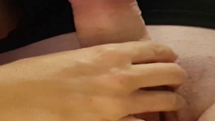 Petite blonde licks and sucks a big cock on the couch ( Quickie )