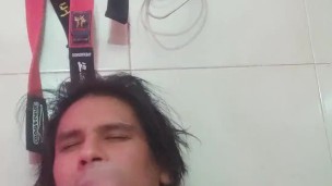 tuve que parar, me dolia la mano