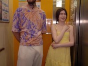 I CAUGHT A CUTE GIRL HOT PEARL NEAR THE ELEVATOR 1/16