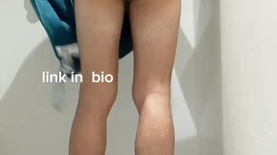 Boy after shower gets horny