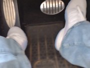 Driving with jeans over my nylons 1/16