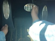 Driving with jeans over my nylons 11/16