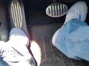 Driving with jeans over my nylons 5/16