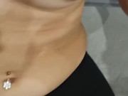 Glasses blowjob with nylon 16/16