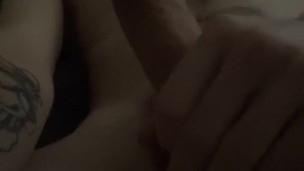 Watch Daddy Stroke His Big White Cock