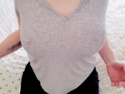 + JOI + COUNTDOWN + TO CUM OVER MY TITTIES!