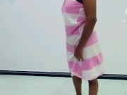 Sri lankan new leek ඔෆිස් යන්න ඇදුම් මාරු කරන ගමන් 😋 2/16