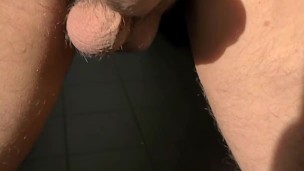 Dick and balls is jumping in slowmo