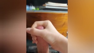 Big cock uncut femboy with bush cumming compilation