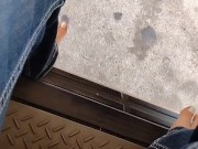 Driving to the store in a big truck & going inside and going home barefoot 12/16