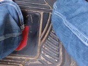 Driving to the store in a big truck & going inside and going home barefoot 15/16