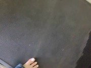 Driving to the store in a big truck & going inside and going home barefoot 9/16