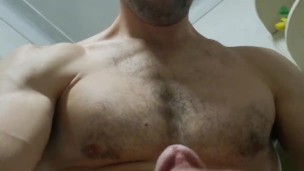 Getting naked after the gym, I like what I see in my mirror