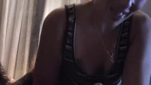 Latina M.I.L.F. loves gagging on my Cock!