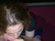 Heather Kane Gobbles Down & Swallows Tiny Cock like a Gremlin ! 8/16